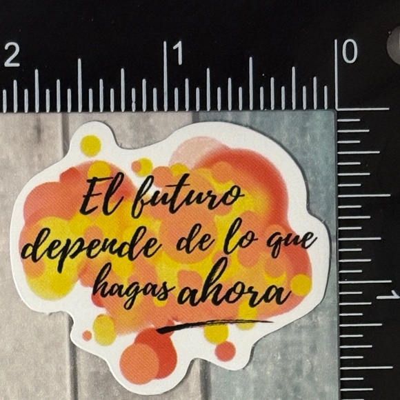 🌀10/$10🌀 Spanish Inspirational Reusable Waterproof Vinyl Sticker Decal - Picture 1 of 1